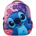 Луна: Must Team 3D Stitch шарен закрит ранец 26x10x32 см
