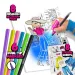Magic Trace студио: Блестящо рисуване - моден комплект за начинаещи изображение 2
