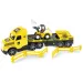 Magic Truck Technic: Камион с булдозер и светлина 80см - Wader изображение 2
