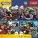 Marvel Отмъстителите - 4 x 88 бр. Premium Plus Kids пъзел - Trefl изображение 2