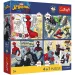 Marvel Спайдърмен - 4 x 88 броя Premium Plus Kids пъзел - Trefl изображение 1