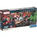 Marvel супергерои 1000 части панорамна пъзел 98x33см - Clementoni изображение 1