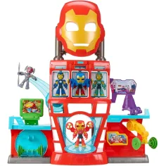 Marvel: Железният човек главна квартира комплект с фигури - Hasbro изображение 2