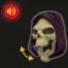 Masters of the Universe: Защитниците на вселената Skeletor Черепна светеща и звукова маска - Mattel изображение 3