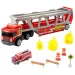 Matchbox пожарен транспортен автомобил с аксесоари - Mattel изображение 2