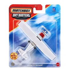 Matchbox Sky Busters: Cessna 172 Skyhawk модел на самолет 1/64 - Mattel