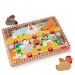 Melissa&Doug Push to Pop Puzzle – Щастливи кокошки дървен развиващ пъзел - Spin Master изображение 5