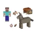 Minecraft: Фигура комплект на Стив и Магаре - Mattel изображение 2