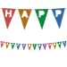 Рециклируем цветен банер с надпис Happy Birthday 200 см
