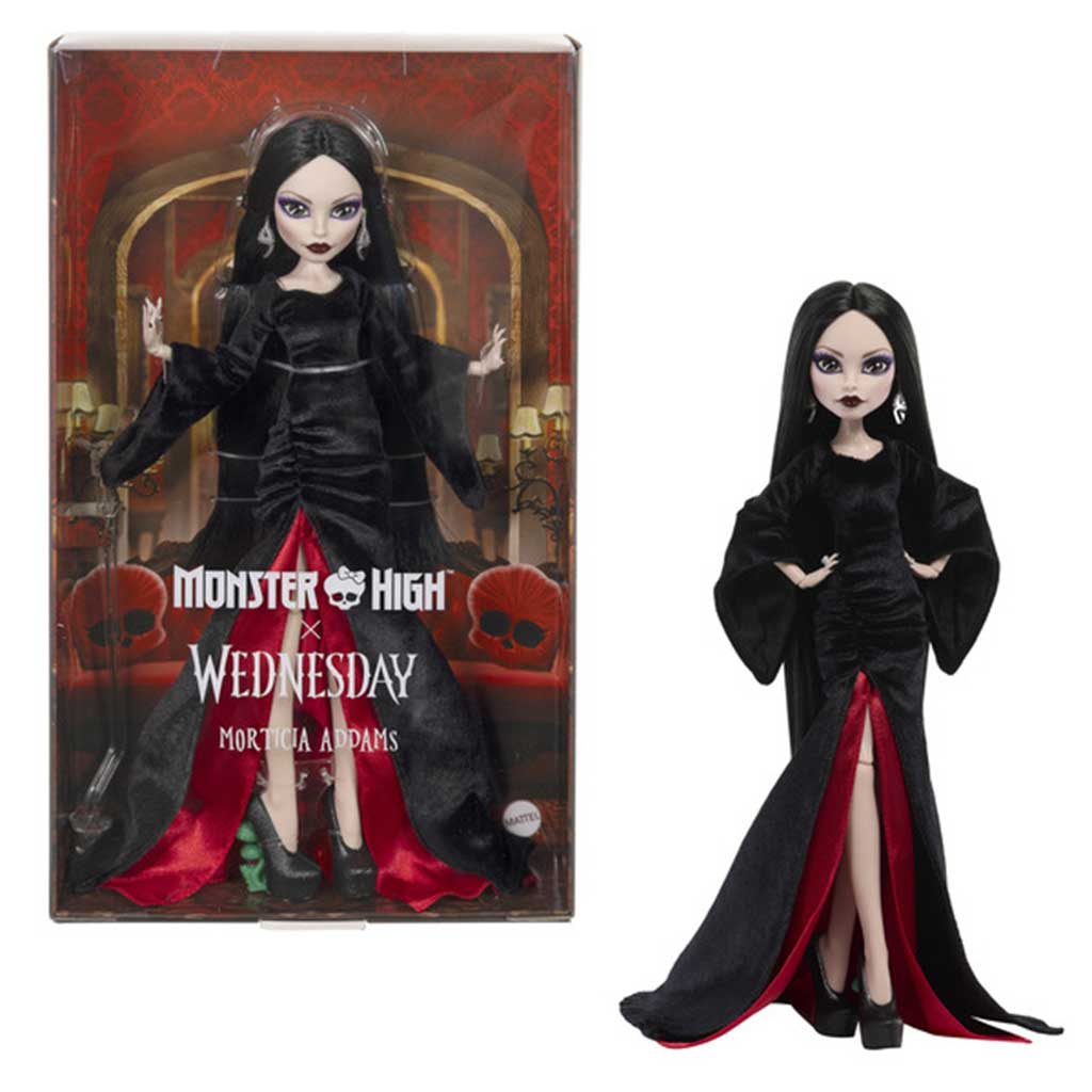 Monster High: Wednesday Mortica Adams кукла 28см - Mattel изображение 1