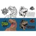 Must... Jurassic World тетрадка с линии и оцветяване 40 листа в два варианта изображение 3