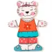 Облечен котенце дървена пъзел 18бр. - Woodyland изображение 3