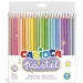 Пастелни цветни моливи 24бр. комплект - Carioca