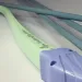 Пастелно зелено и лилаво лък комплект с прилепващи стрели 83см изображение 3