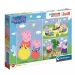 Пепа прасенце 3x48бр. пъзел комплект - Clementoni изображение 1