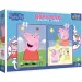 Пепа прасенце двустранен 4 в 1 Baby Maxi пъзел 2x10бр. - Trefl