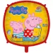 Peppa прасенце квадратен фолиен балон 46см
