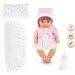 Пишкаща кукла със звук и възглавница 30см изображение 2