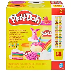 Play-Doh: Комплект пластилин в кутийки, 18 бр., 1530 г - Hasbro изображение 1