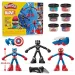 Play-Doh: Marvel Геройски приключения комплект с пластилин и 3 фигурки - Hasbro изображение 2