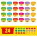 Play-Doh: Пакет за парти игра 24бр с пластилин и аксесоари - Hasbro изображение 4