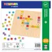 PlayBox: ABC цветна дървена образователна игра 25x25см изображение 1