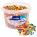 PlayBox: Цветен мозайка точки 2700 бр. комплект в кофа 1см