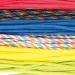 Playbox: Комплект цветни въжета за макраме/връзване на възли – 3,4 мм, 6 x 2,6 м