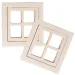 PlayBox: Дървен прозорец комплект 2бр 8x8,5см