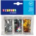 PlayBox: Декоративни сърца в различни цветове 3x12g пакет