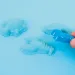 PlayBox: Синя цветна сол за моделиране в кофа 1кг изображение 2