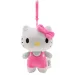 Hello Kitty плюшен клипс за чанта, 12 см - розов