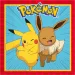 Pokémon хартиена салфетка комплект - 2 слоя, 33x33см, 20бр