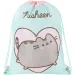 Pusheen мента спортна чанта, спортна чанта 34x43см