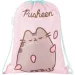 Pusheen розов спортен сак, спортна чанта 34x43см