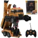RC Дистанционно управление Autobot Titan робот трансформиращ се кран автомобил 27MHz 26cm изображение 1