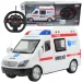 RC Кола за спешна помощ с дистанционно управление с ефекти на светлина 1/48 мащаб 27 MHz 23 см изображение 1