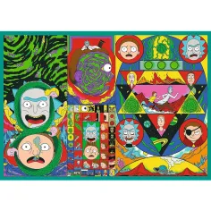 Rick и Morty Луди приключения 4x250бр. пъзел - Trefl изображение 5