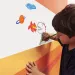 Самозалепваща се цветна ролка 8бр цветни моливи - Carioca изображение 3