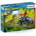 Schleich: Бягство с квадроцикл от Велосираптор (41466) изображение 1