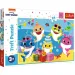 Щастливо семейство Baby Shark 24 части Maxi пъзел - Trefl