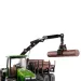 SIKU John Deere трактор за транспортиране на дърва 1/50 изображение 4