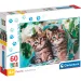Сладки котенца 60бр. суперцветно пъзел - Clementoni