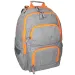 Spirit: E-Bag сив и оранжев закръглен училищен ранец, раница 46x34x22cm