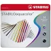 Stabilo: Aquacolor комплект цветни моливи 24 броя в метална кутия
