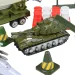 Супер армия: Военен комплект с метални превозни средства и самолет с махало в два варианта изображение 11