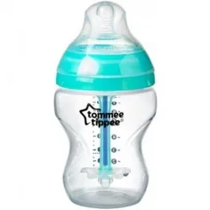 Tommee Tippee: Advanced ANTI-COLIC тюркоазено бебешко шише 260 мл (0 м+) изображение 2