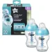 Tommee Tippee: Advanced ANTI-COLIC тюркоазено бебешко шише, комплект 2 бр., 260 мл (0 м+)