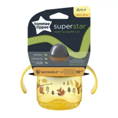 Tommee Tippee: Superstar Чаша за пиене жълт цвят 190ml (4 м.+) изображение 1