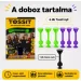 Tossit Starter Pack лилаво-зелено силиконово дартс с прилепващи дискове изображение 2